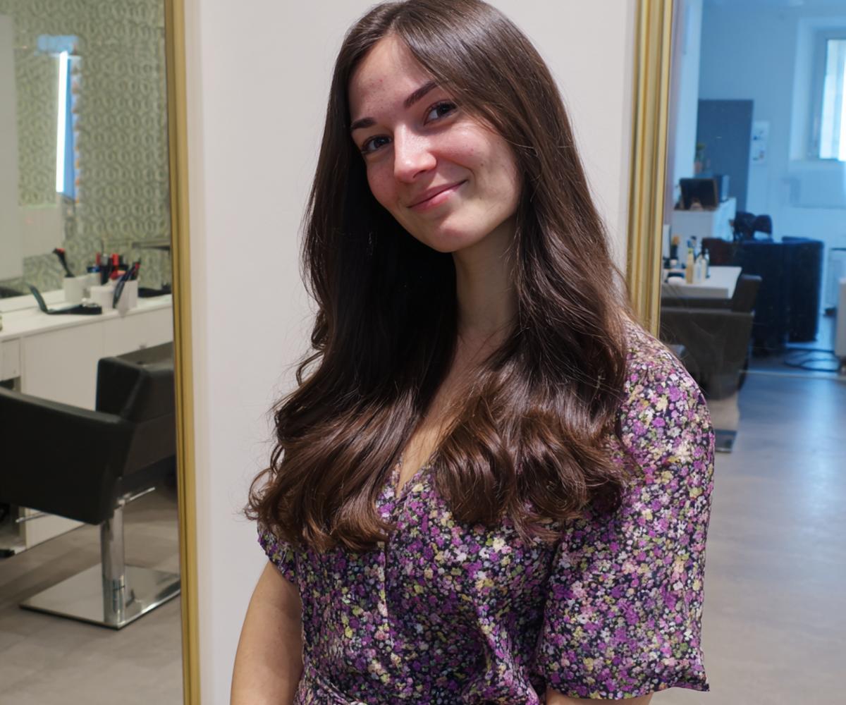 Long Brown Wavy Hair