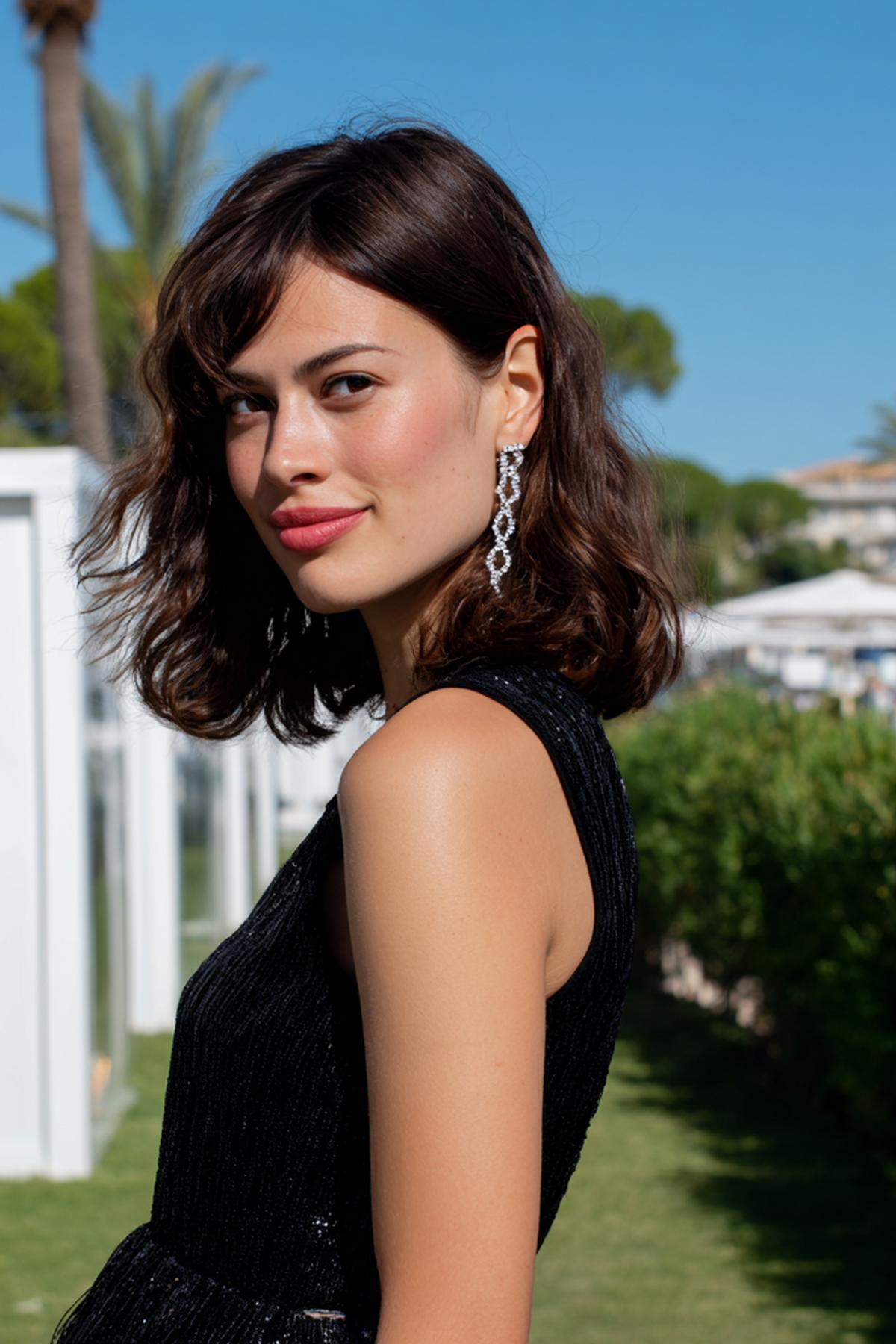 Medium Brown Wavy Lob