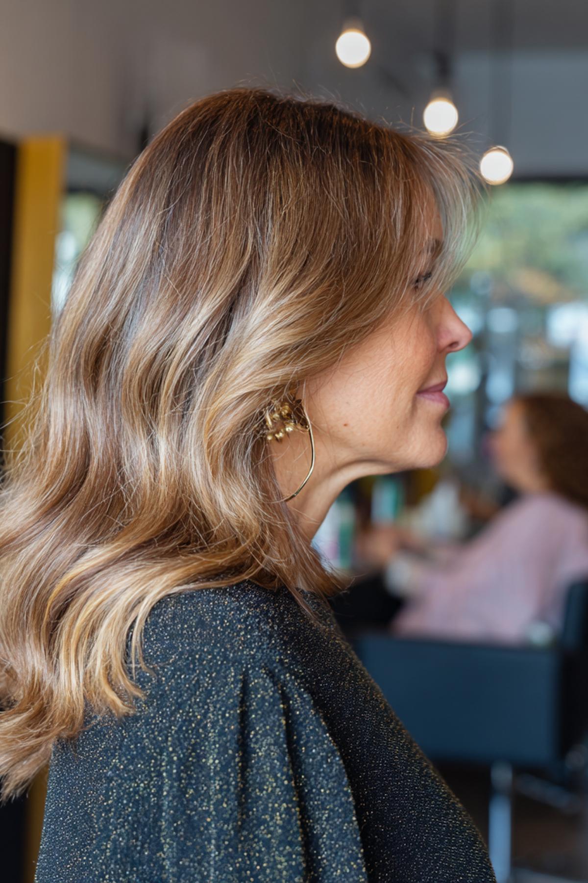 Loose Waves Honey Balayage