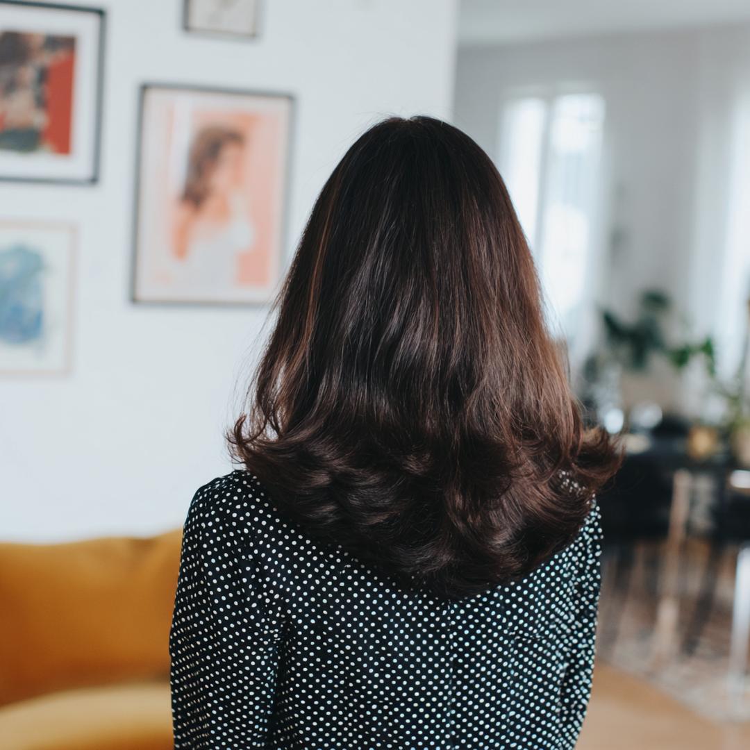 Layered Medium Brown Blowout