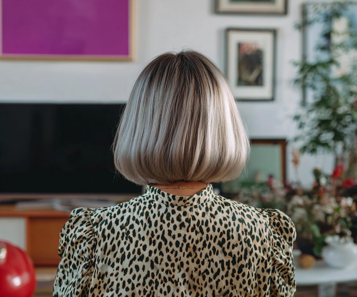 Blunt Bob Ash Blonde