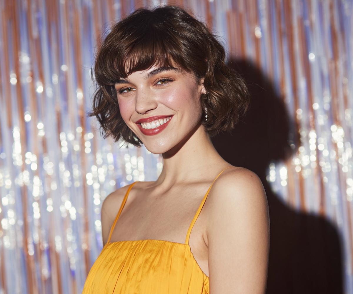 Short Wavy Bob With Bangs
