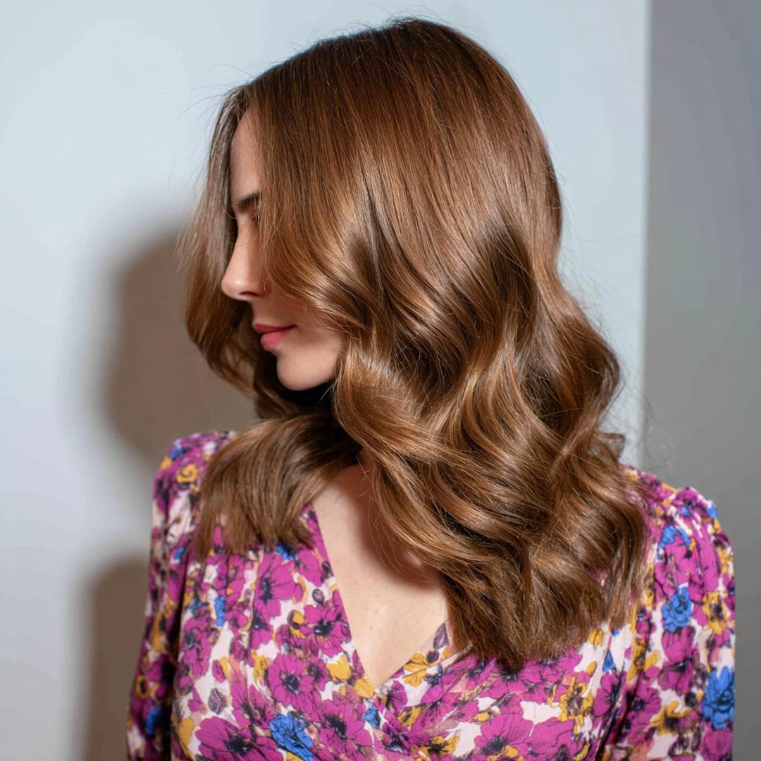 Boucles Douces Brun Noisette