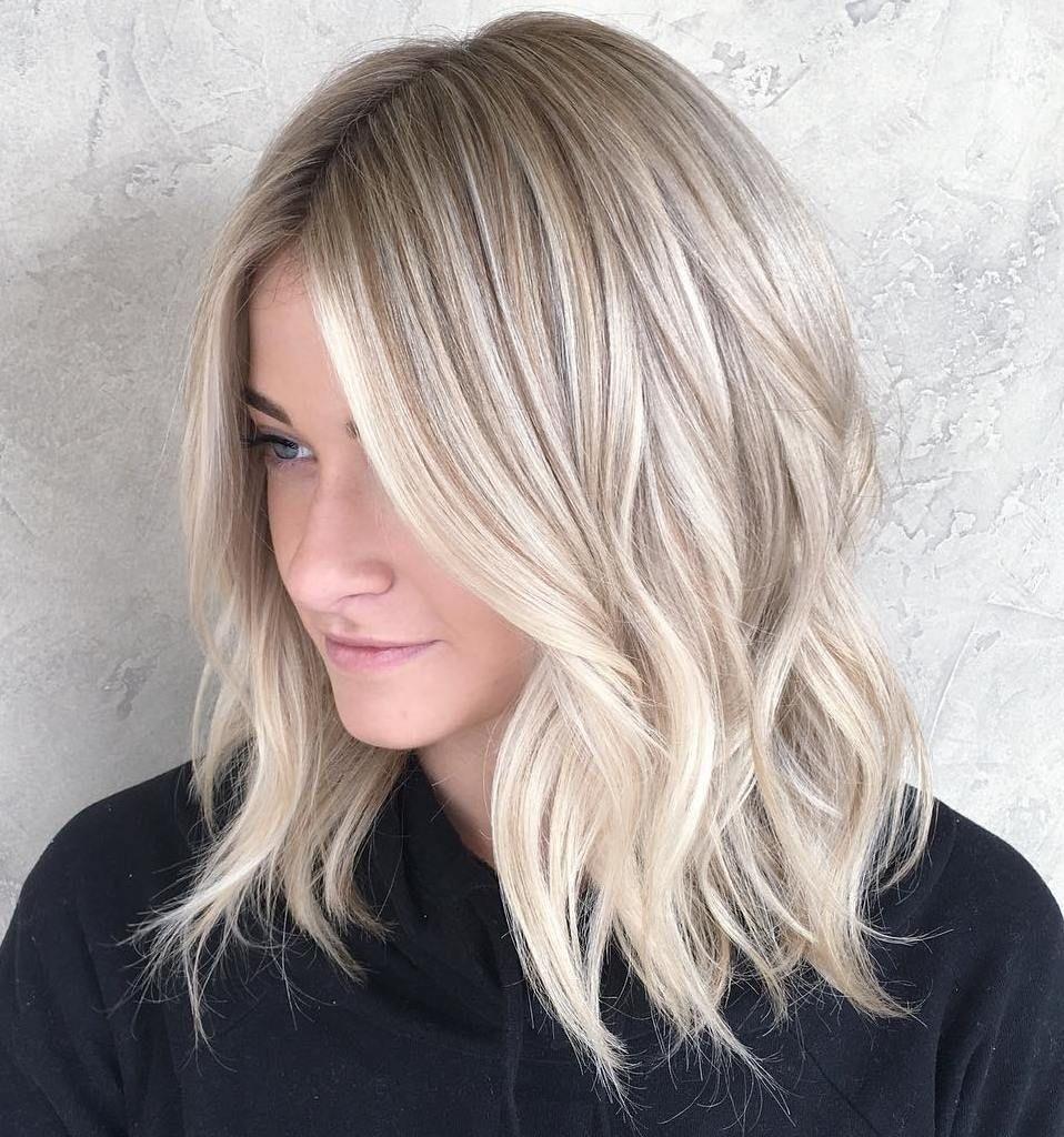 Lob dégradé blond 20 inspirations lumineuses