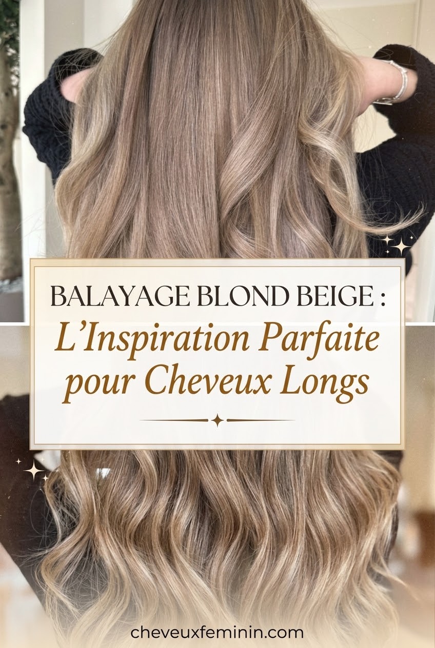 Balayage Blond Beige : L'Inspiration Parfaite pour Cheveux Longs