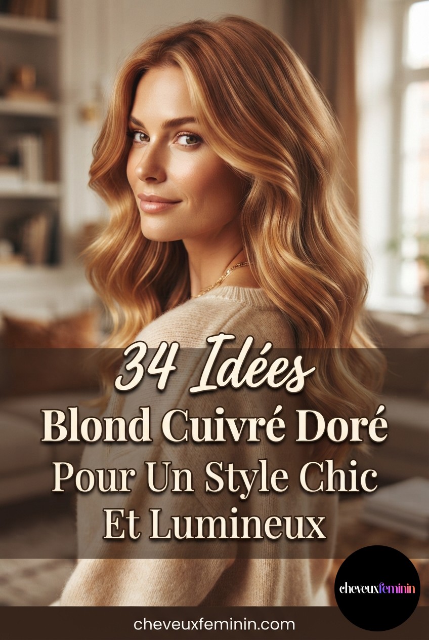34 Idées Blond Cuivré Doré Pour Un Style Chic Et Lumineux