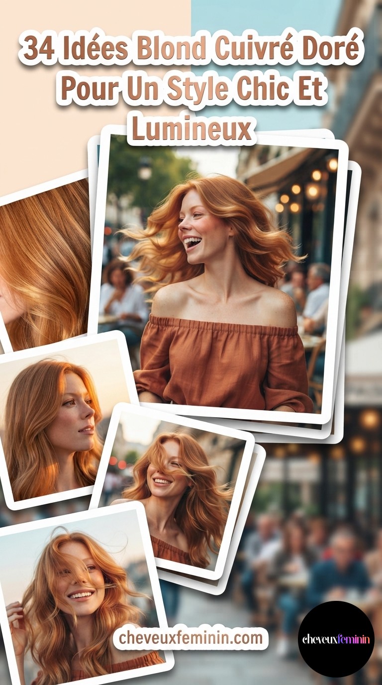 34 Idées Blond Cuivré Doré Pour Un Style Chic Et Lumineux
