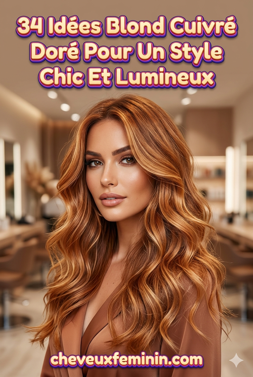 34 Idées Blond Cuivré Doré Pour Un Style Chic Et Lumineux