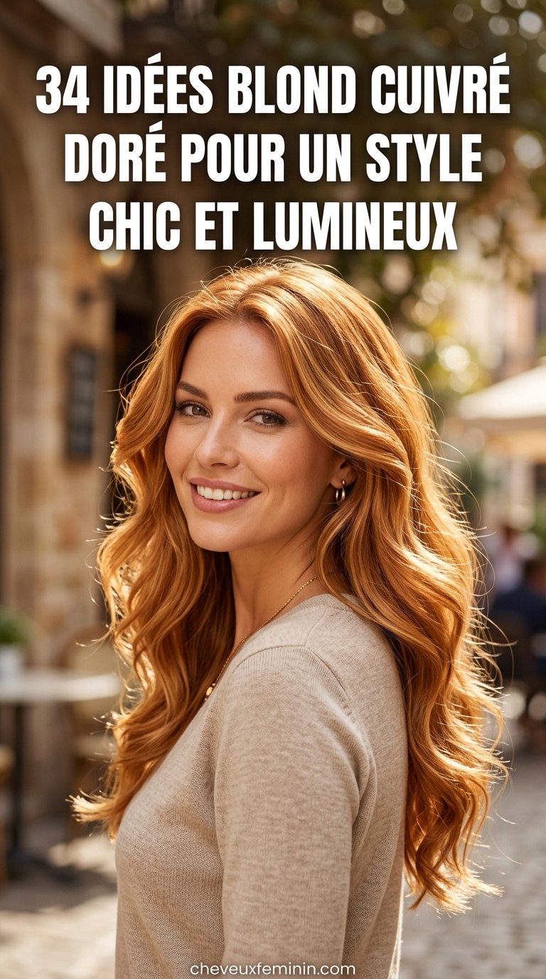 34 Idées Blond Cuivré Doré Pour Un Style Chic Et Lumineux
