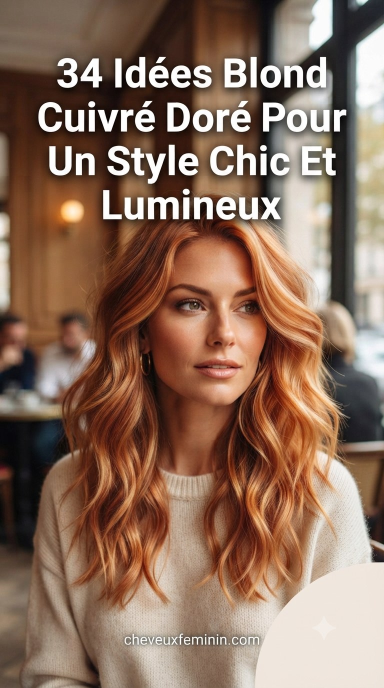 34 Idées Blond Cuivré Doré Pour Un Style Chic Et Lumineux