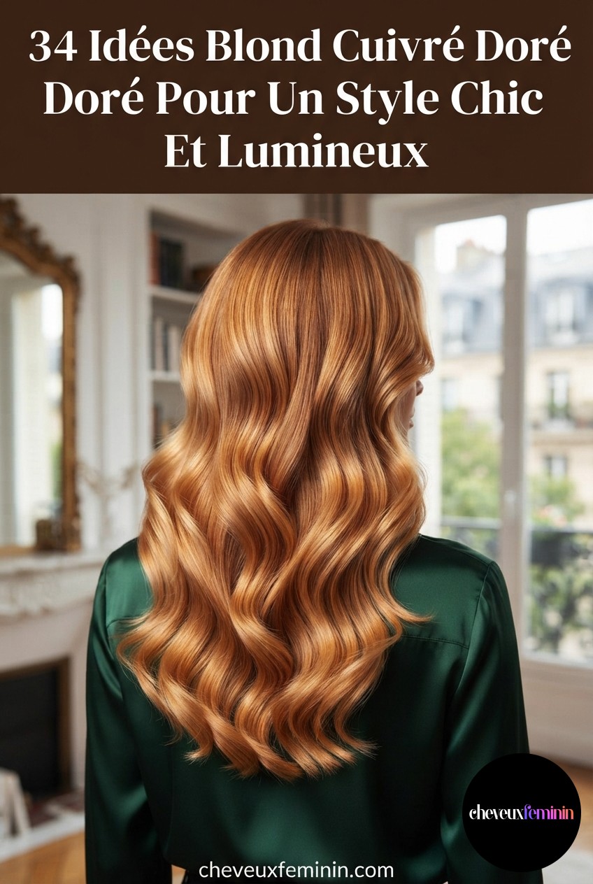 34 Idées Blond Cuivré Doré Pour Un Style Chic Et Lumineux