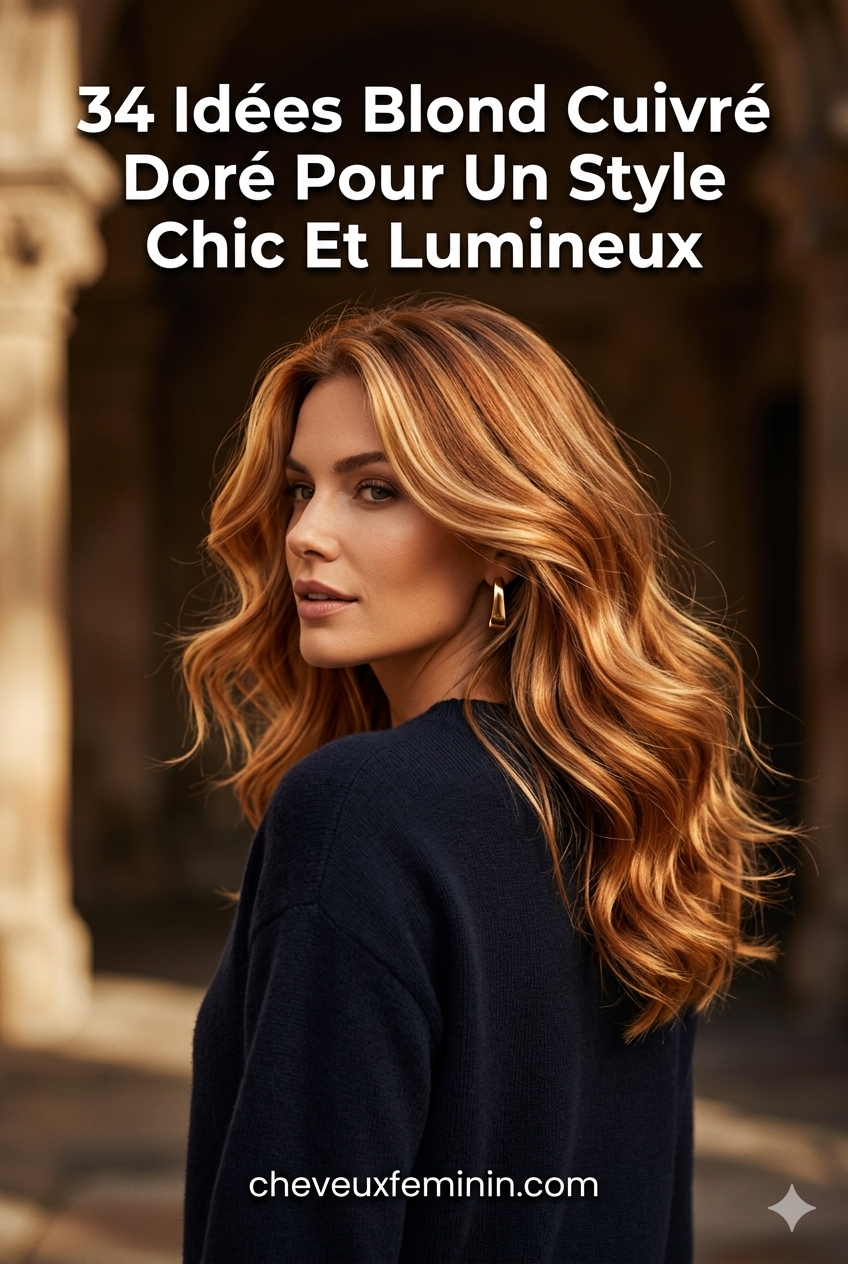 34 Idées Blond Cuivré Doré Pour Un Style Chic Et Lumineux