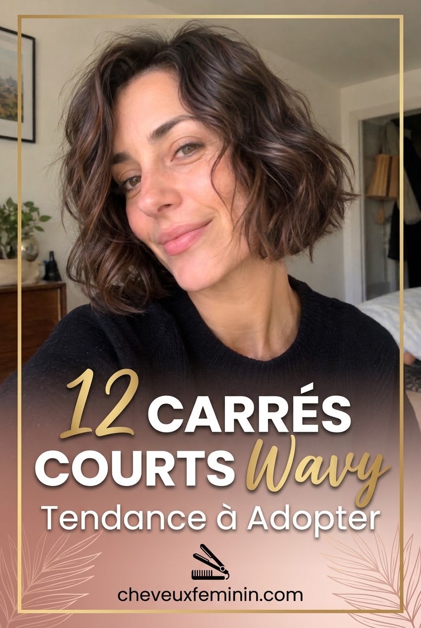 12 Carrés Courts Wavy Tendance à Adopter