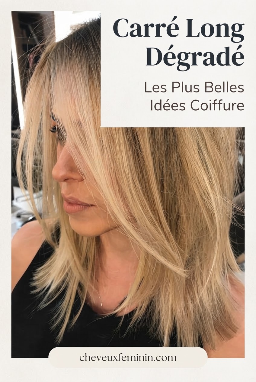 Carré Long Dégradé : Les Plus Belles Idées Coiffure