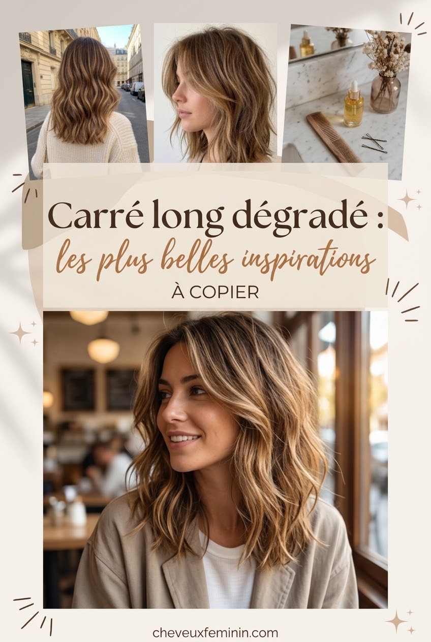 Carré long dégradé : les plus belles inspirations à copier