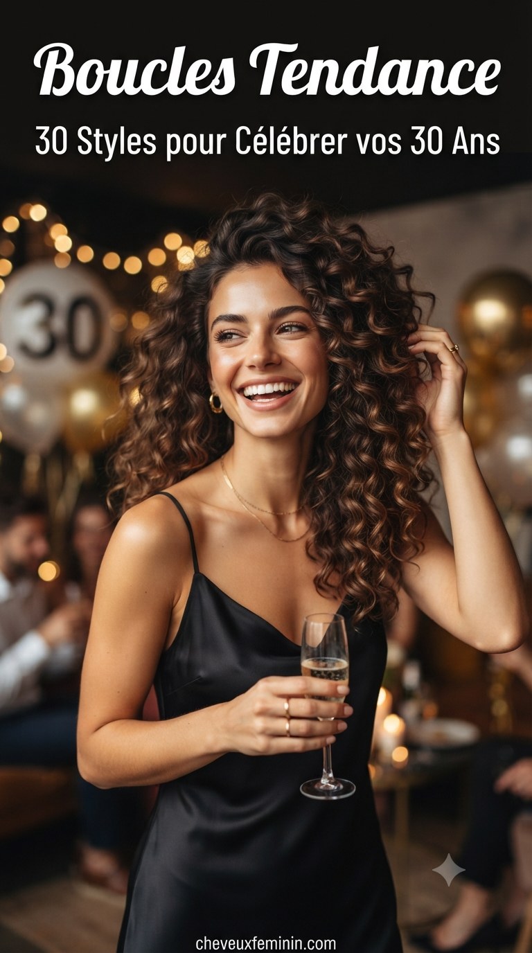 Boucles Tendance : 30 Styles pour Célébrer vos 30 Ans