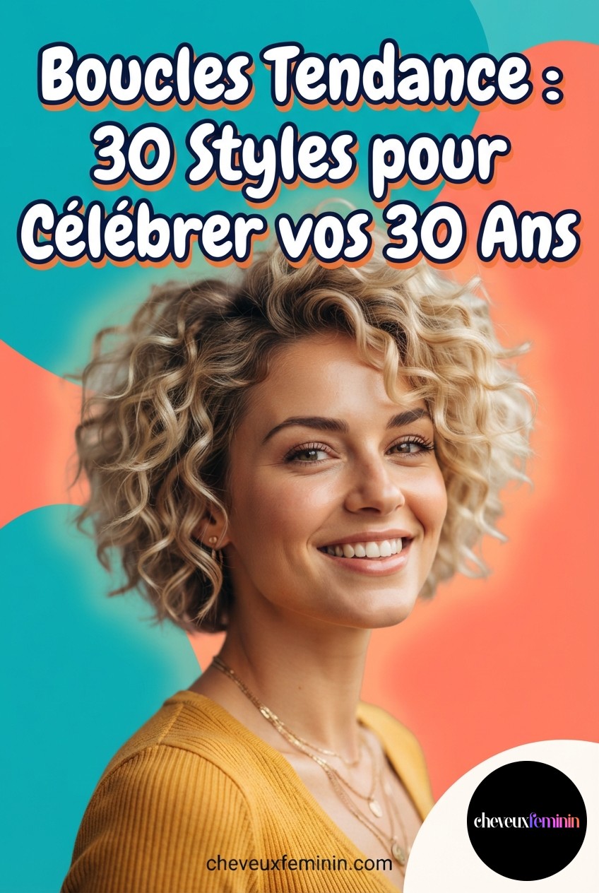 Boucles Tendance : 30 Styles pour Célébrer vos 30 Ans