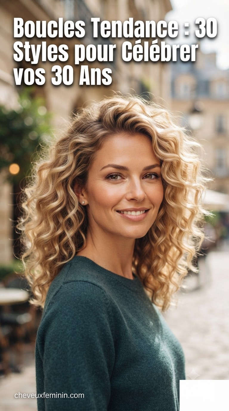 Boucles Tendance : 30 Styles pour Célébrer vos 30 Ans