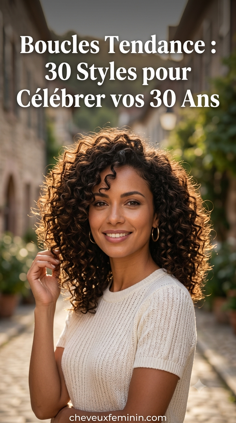 Boucles Tendance : 30 Styles pour Célébrer vos 30 Ans
