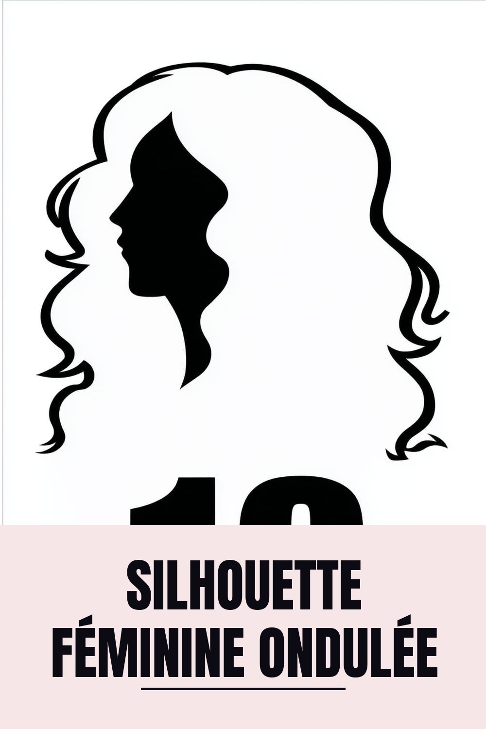 Silhouette féminine ondulée