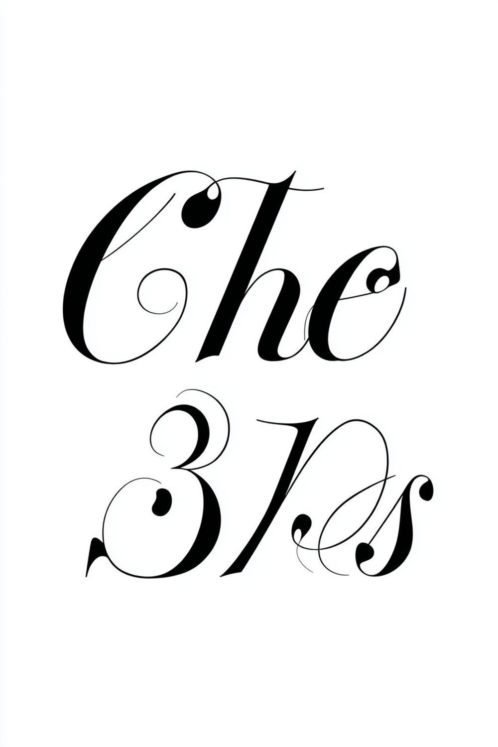 Typographie élégante