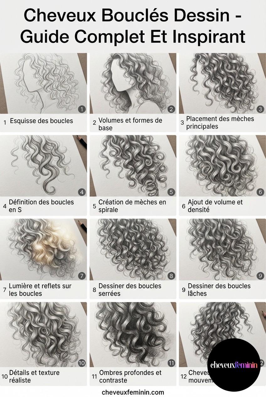 Cheveux Bouclés Dessin - Guide Complet Et Inspirant