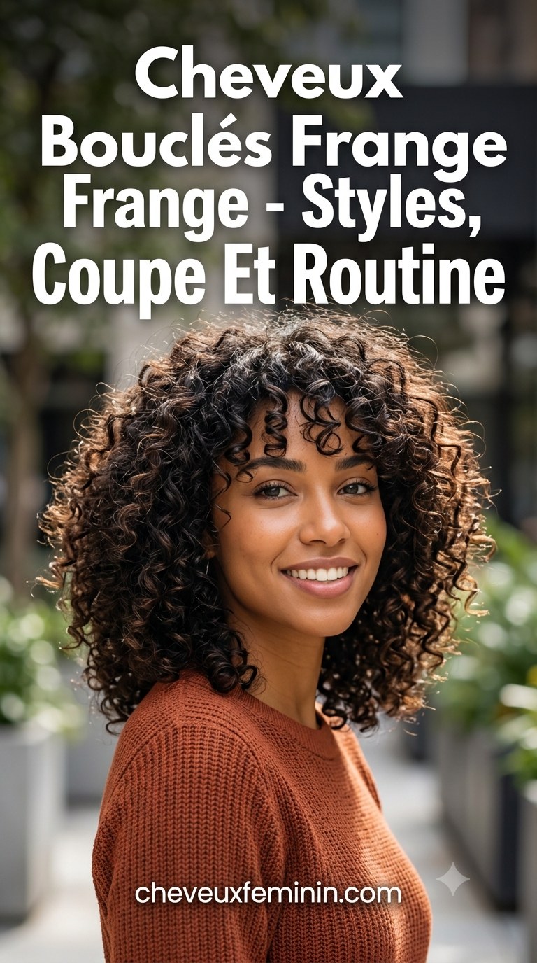 Cheveux Bouclés Frange - Styles, Coupe Et Routine