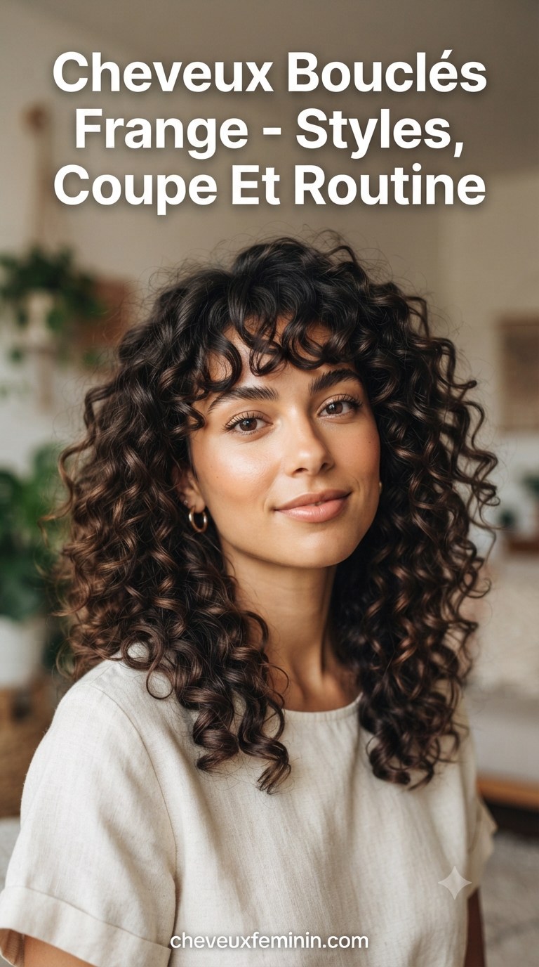 Cheveux Bouclés Frange - Styles, Coupe Et Routine