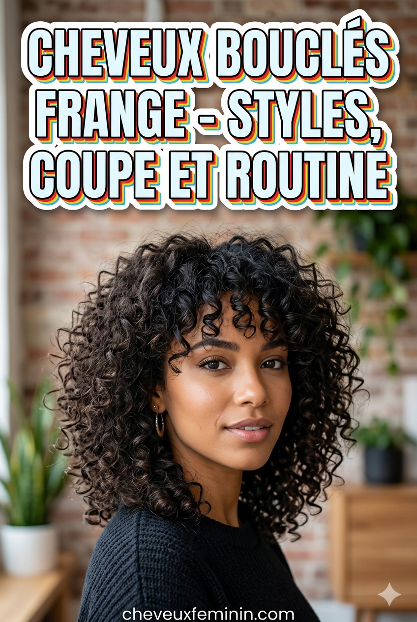 Cheveux Bouclés Frange - Styles, Coupe Et Routine