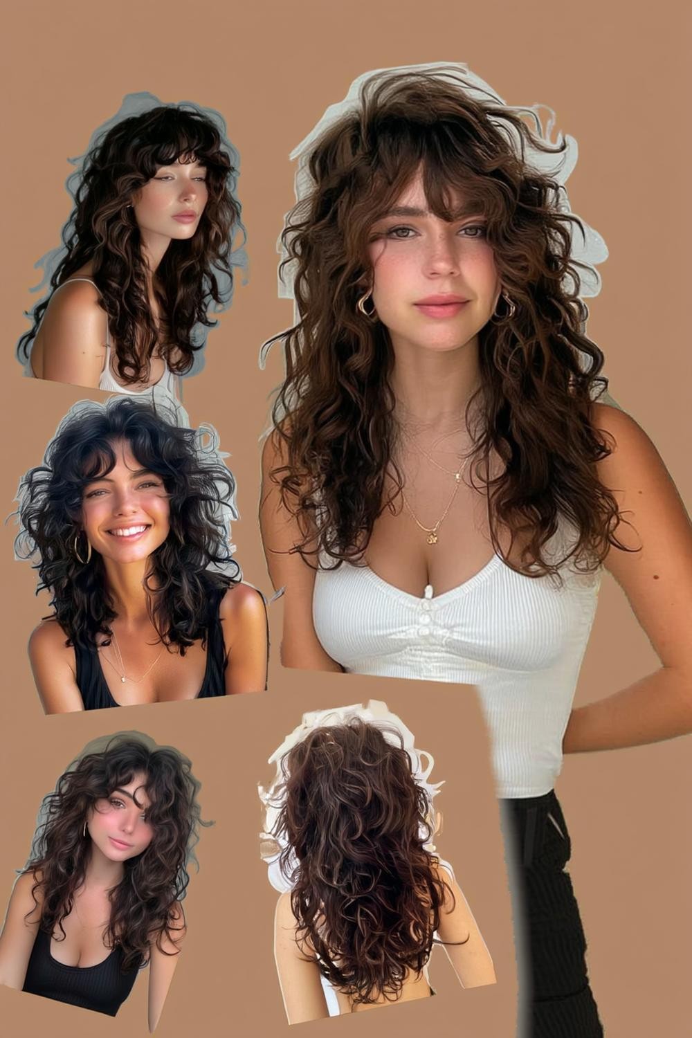 Frange bouclée tendance