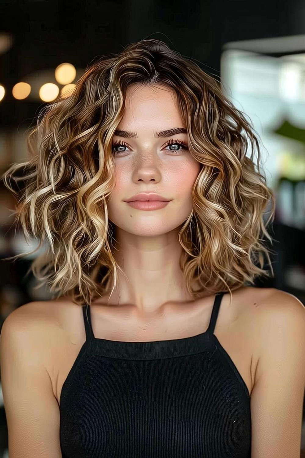 Frange volumineuse assumée