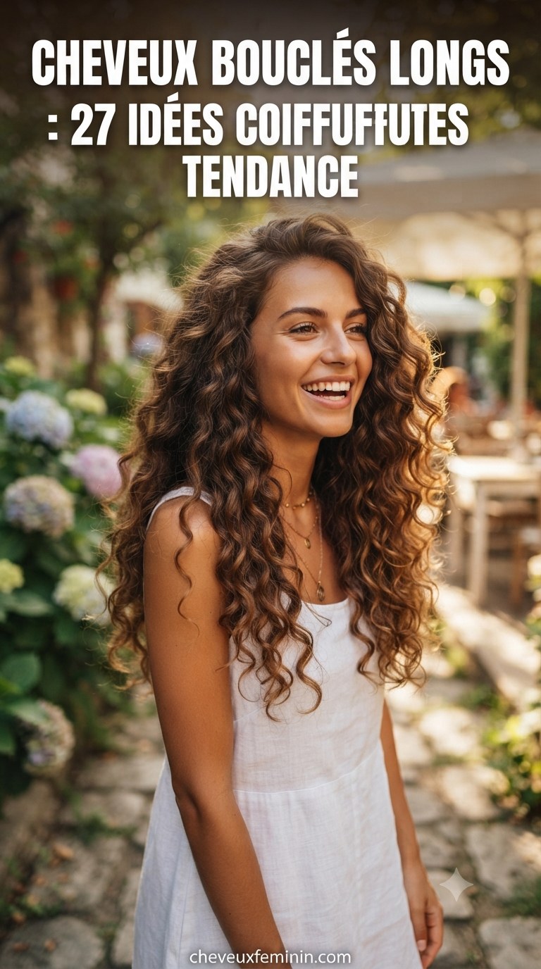 Cheveux Bouclés Longs : 27 Idées Coiffures Tendance
