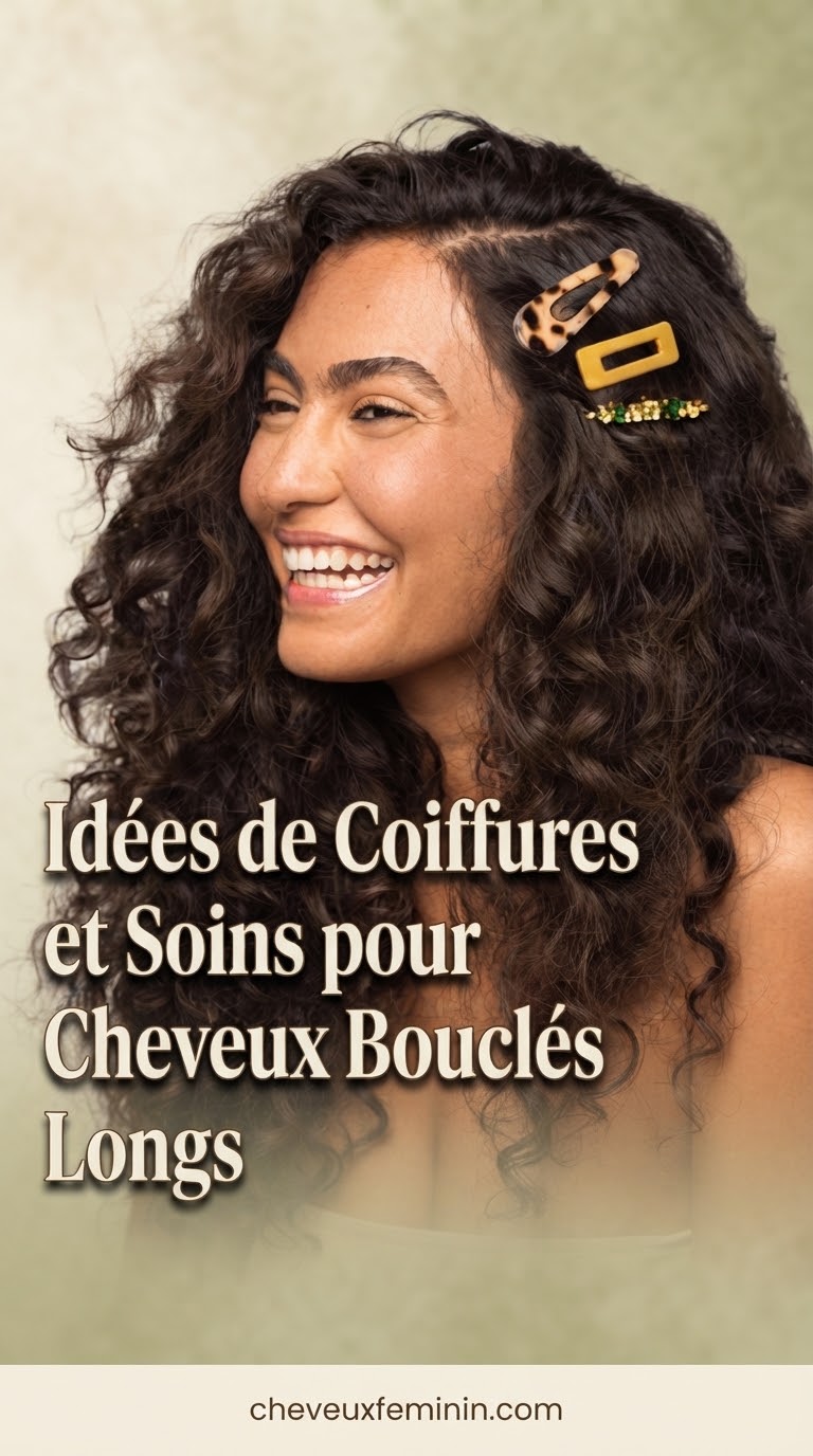 Idées de Coiffures et Soins pour Cheveux Bouclés Longs