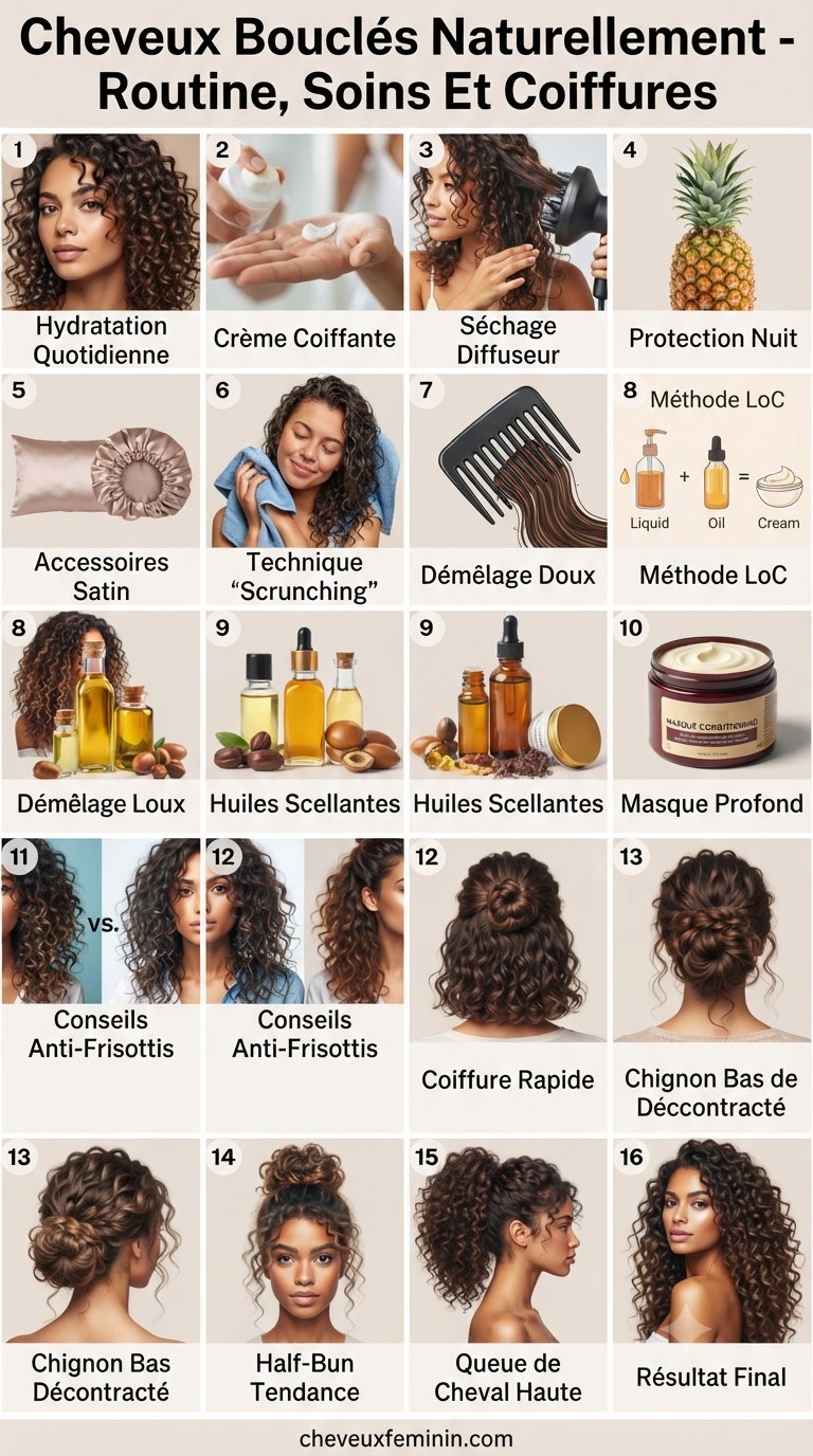 Cheveux Bouclés Naturellement - Routine, Soins Et Coiffures