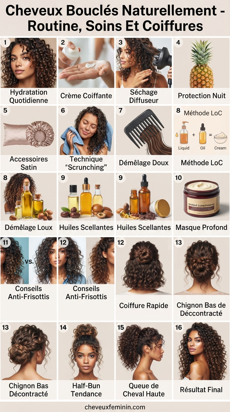 Cheveux Bouclés Naturellement - Routine, Soins Et Coiffures
