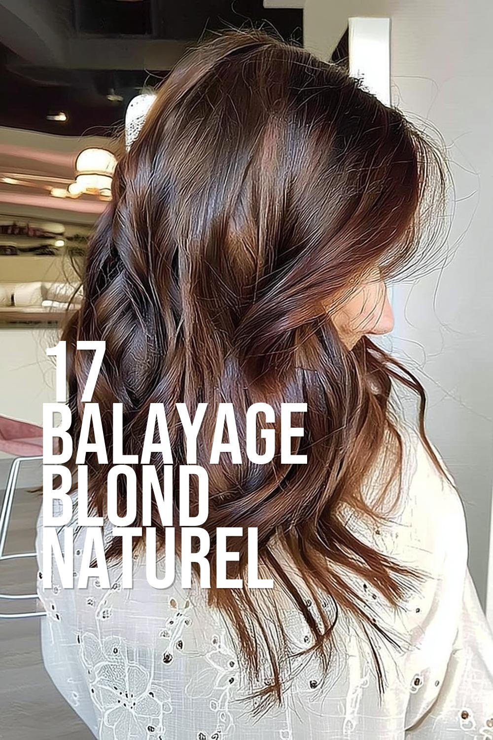 Balayage blond naturel