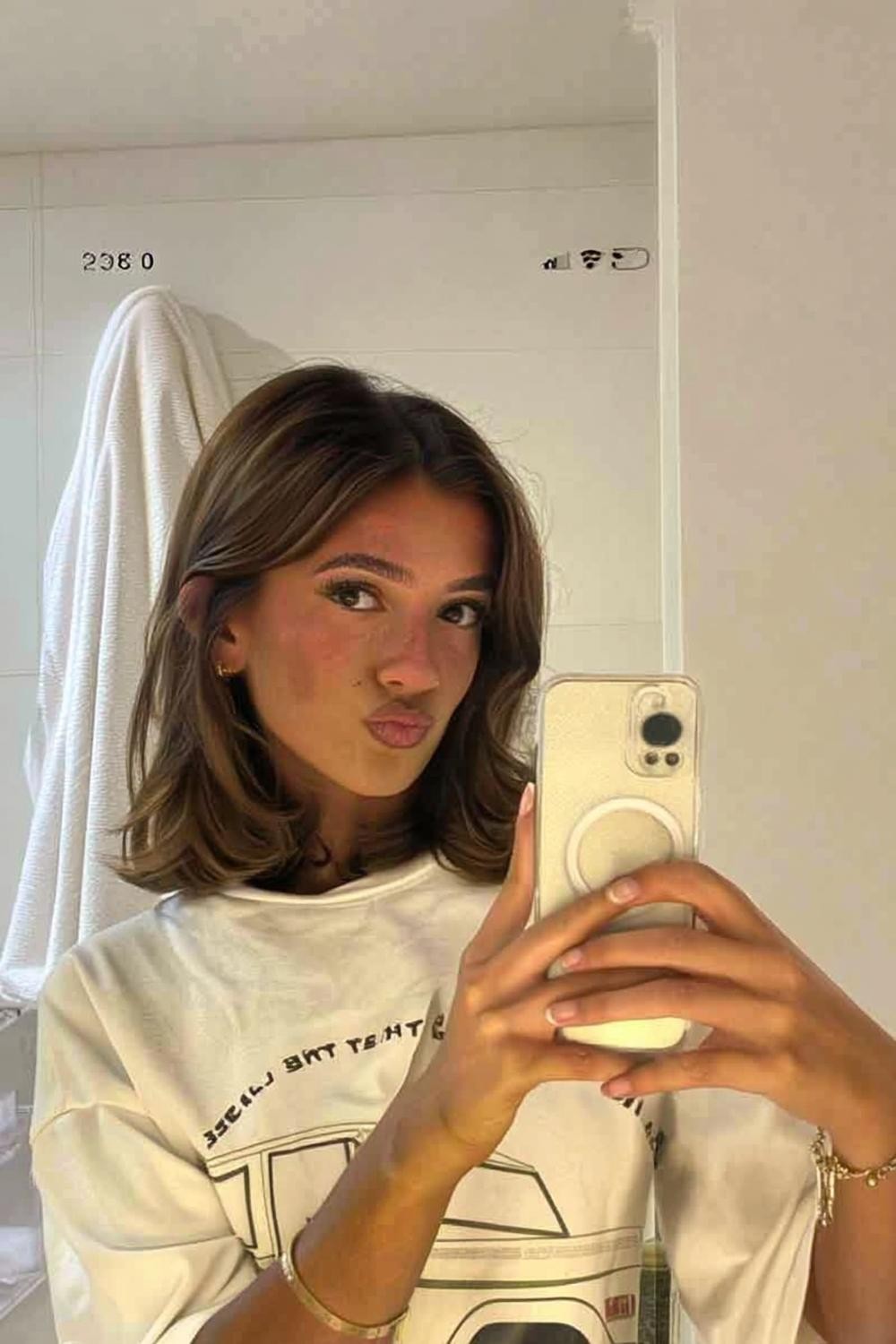 Bob ondulé sophistiqué