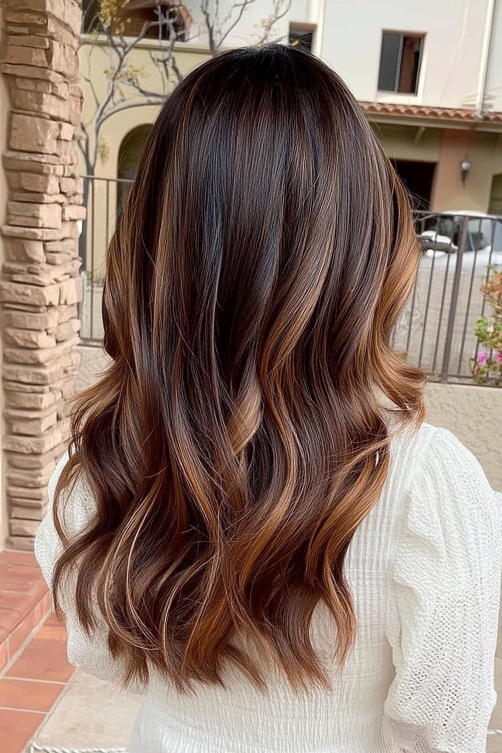 Mi-long texturé moderne