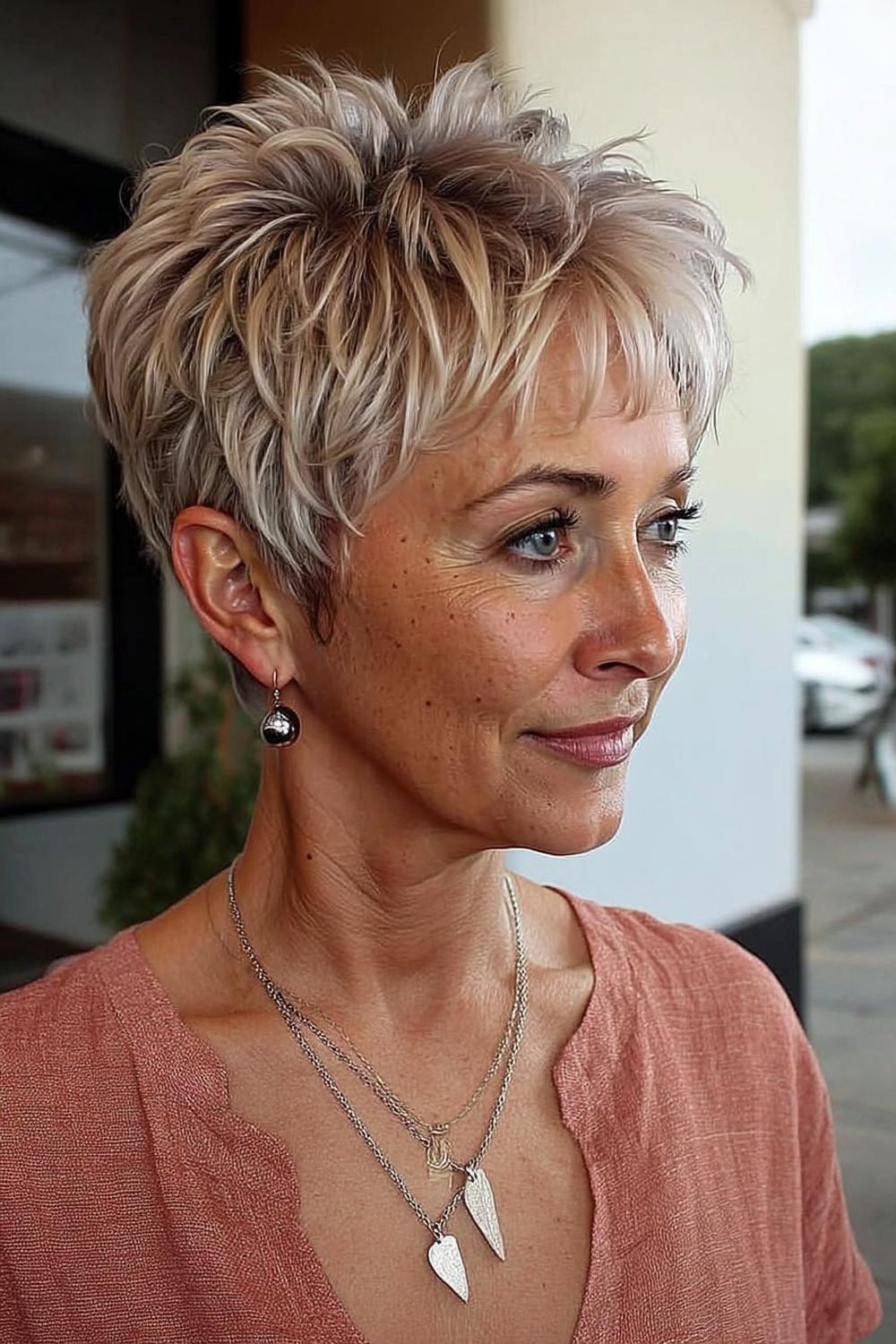 Coupe effilée dorée