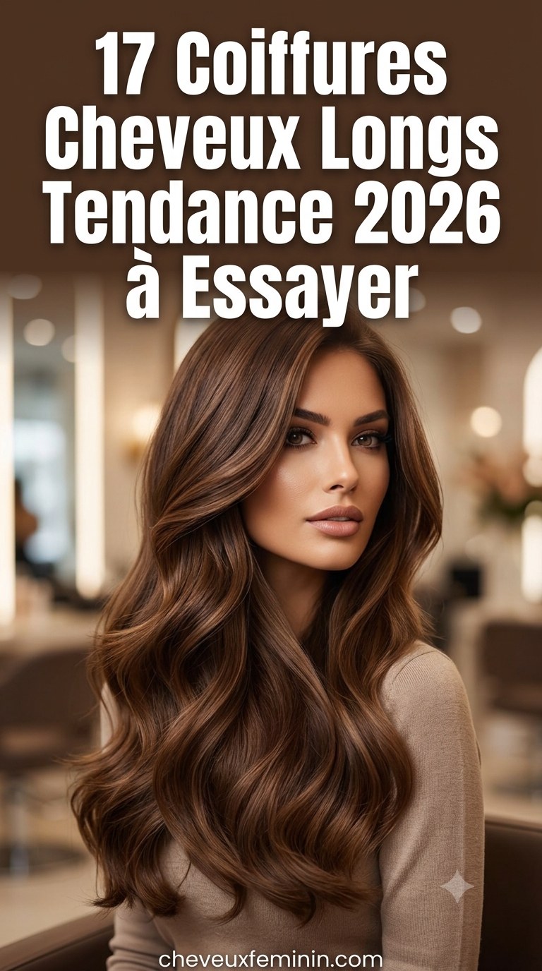 17 Coiffures Cheveux Longs Tendance 2026 à Essayer