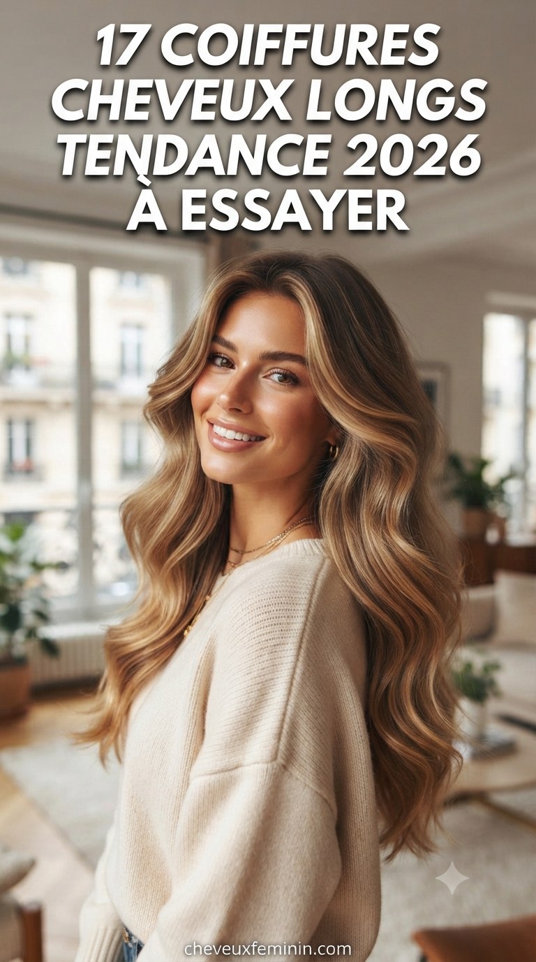 17 Coiffures Cheveux Longs Tendance 2026 à Essayer