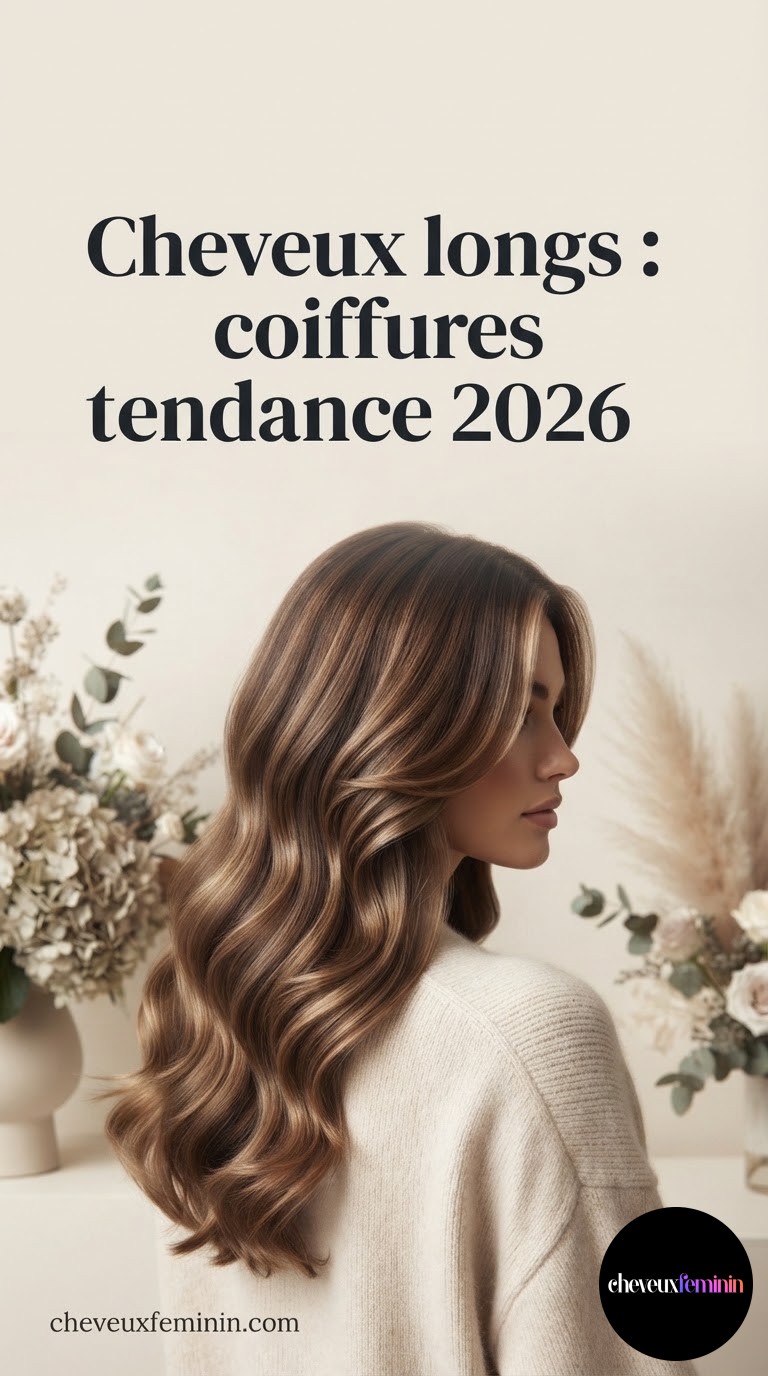 Cheveux longs : coiffures tendance 2026