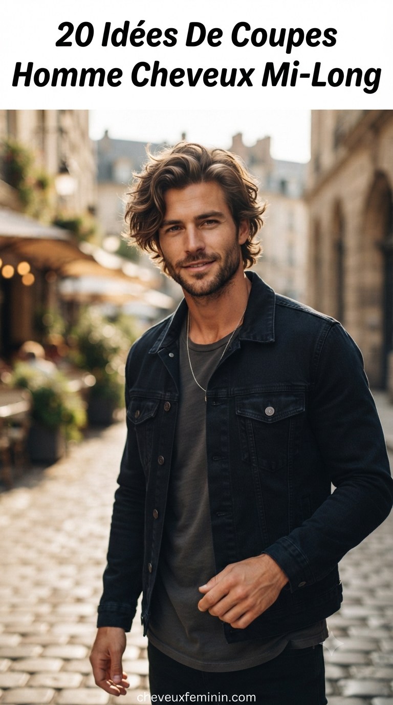 20 Idées De Coupes Homme Cheveux Mi-Long