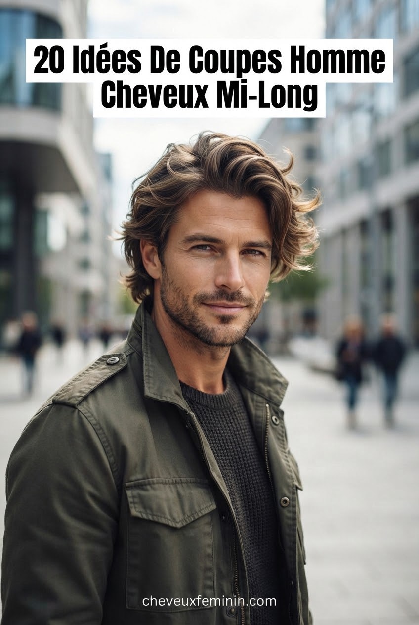 20 Idées De Coupes Homme Cheveux Mi-Long