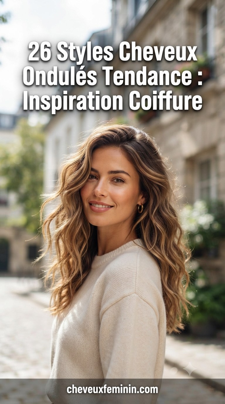 26 Styles Cheveux Ondulés Tendance : Inspiration Coiffure