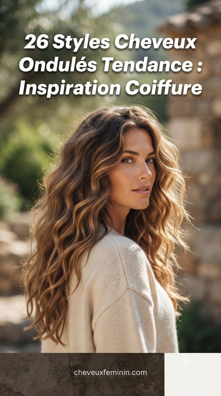 26 Styles Cheveux Ondulés Tendance : Inspiration Coiffure