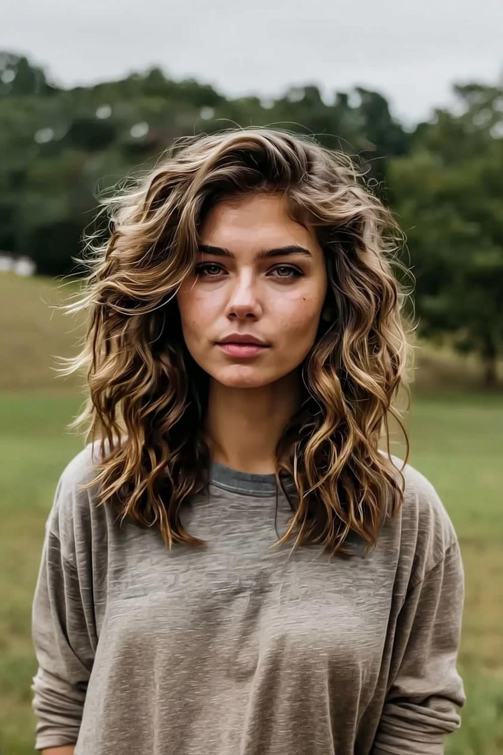 Ondulations libres et dorées