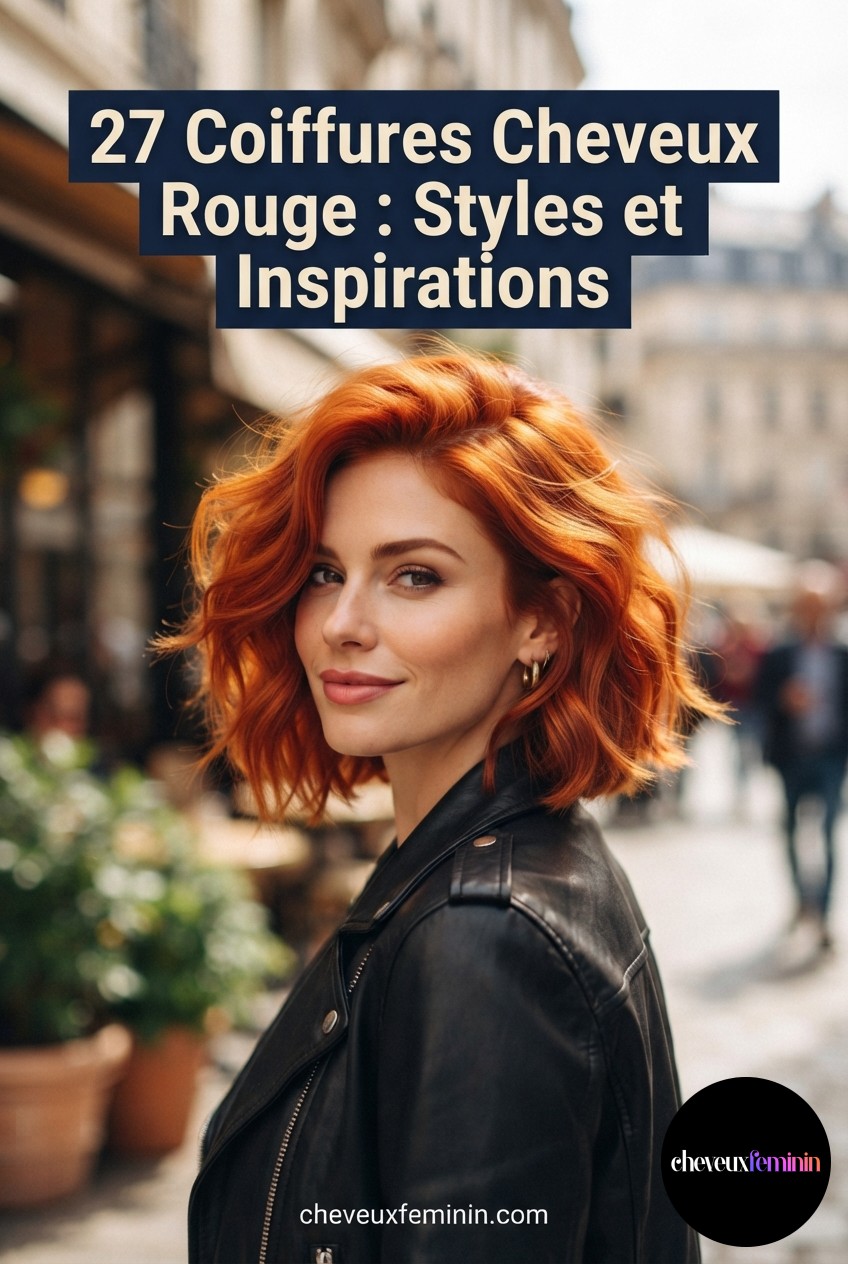 27 Coiffures Cheveux Rouge : Styles et Inspirations