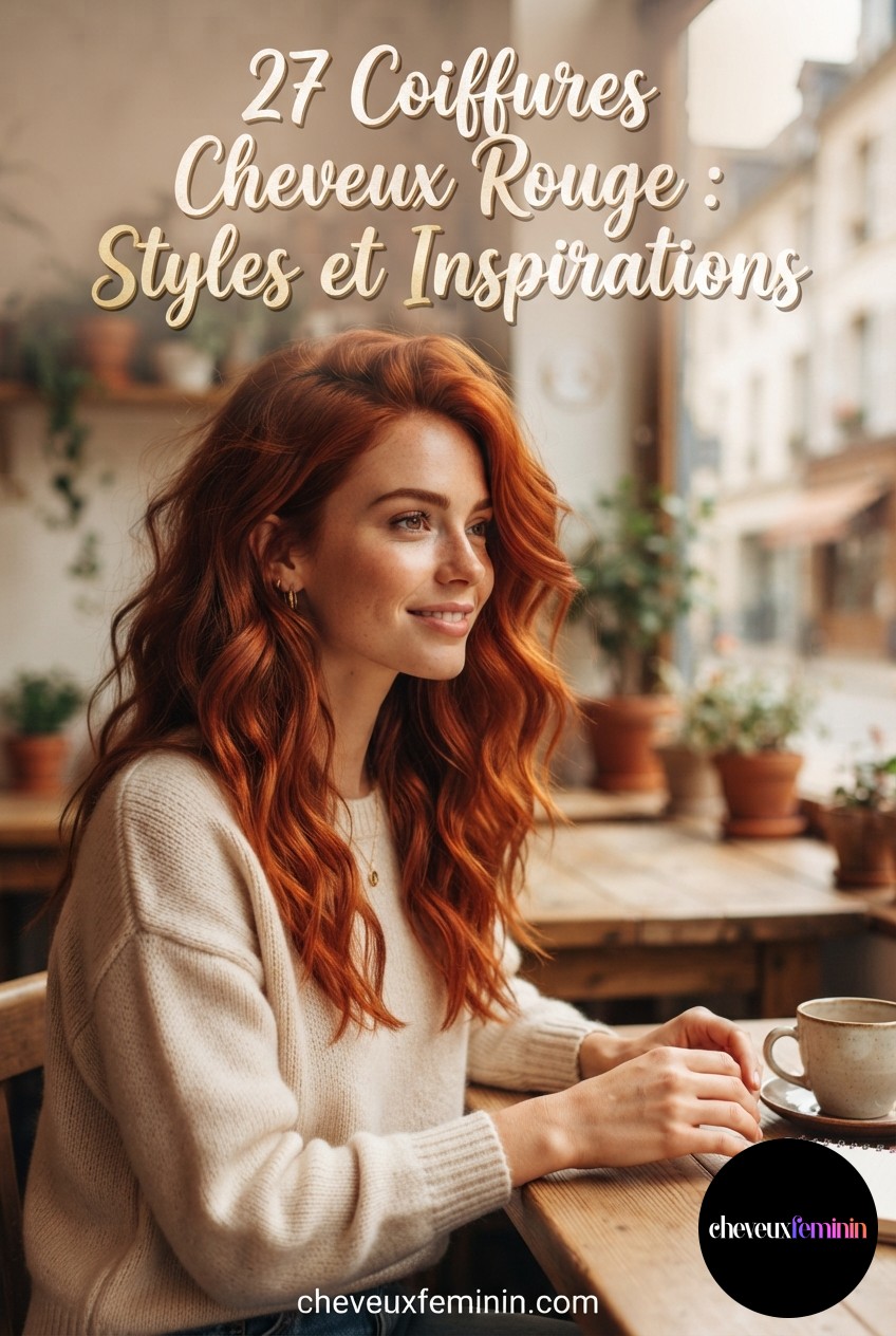 27 Coiffures Cheveux Rouge : Styles et Inspirations