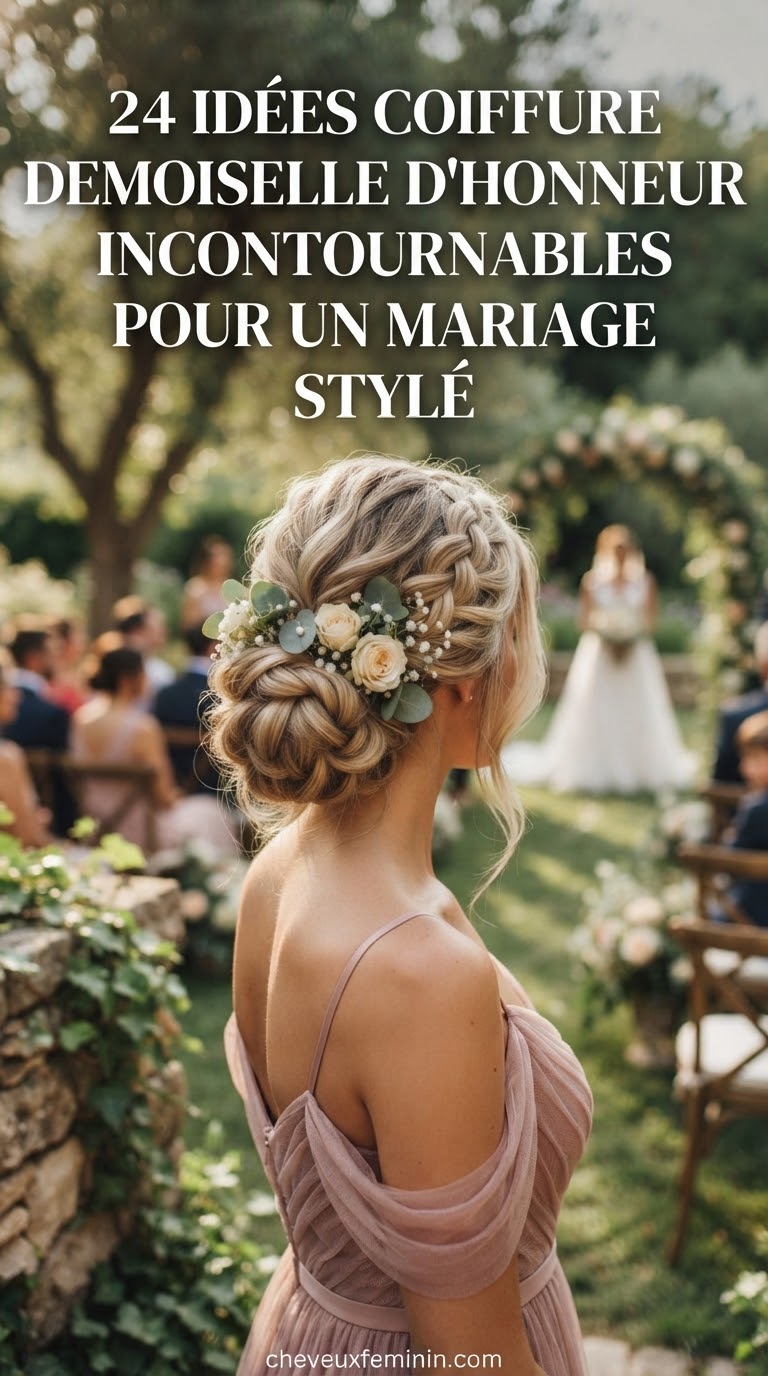 24 Idées Coiffeur Demoiselle d'Honneur Incontournables Pour Un Mariage Stylé